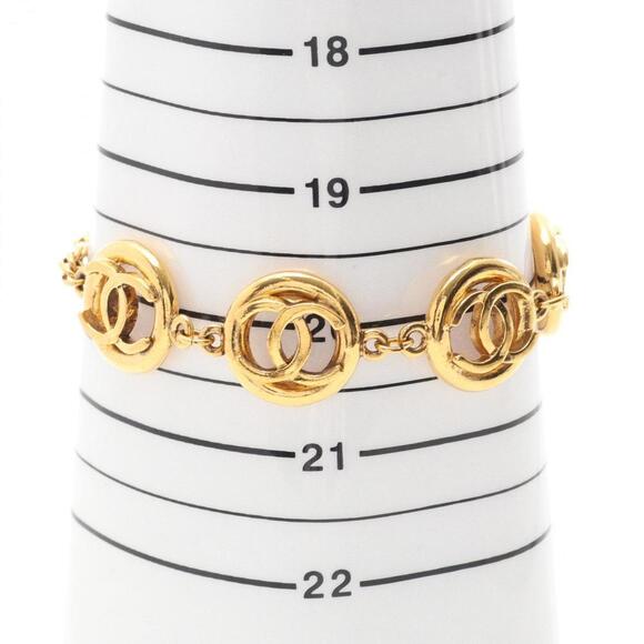 CHANEL Gold Logo Charm Bracelet - Picture 6 of 7